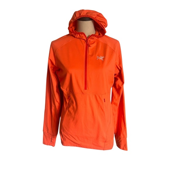 Arc'teryx Other - Arc'teryx Aptin Zip Hoody Men’s outdoor bright colored 1/2 zip SZ M